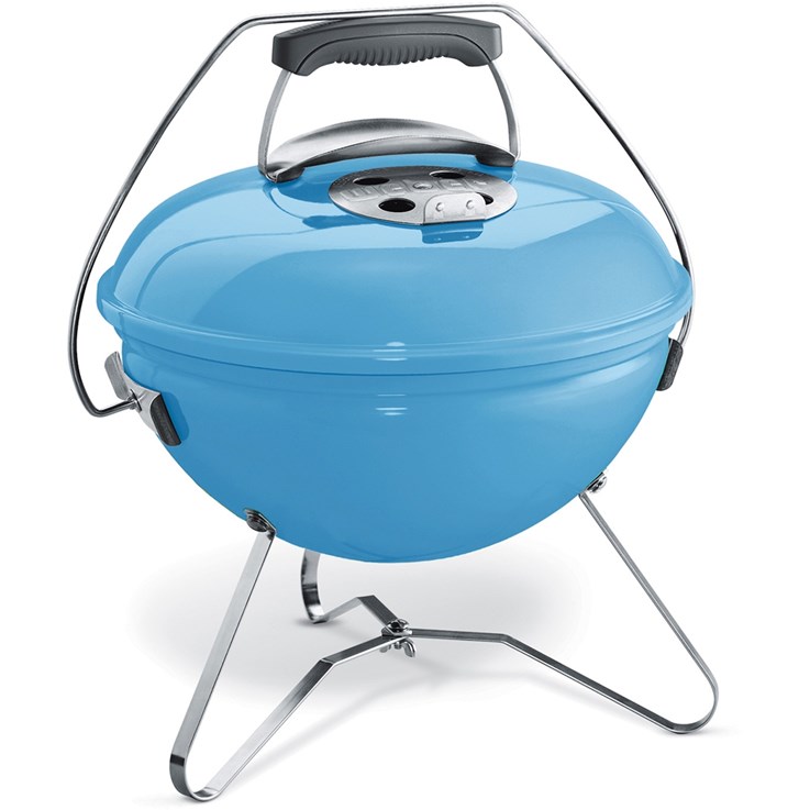 Weber Smokey Joe Premium Bärbar Grill Ljusblå