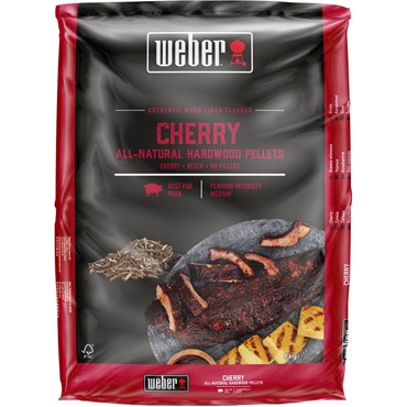 Weber Träpellets - Körsbär 8kg Nyhet