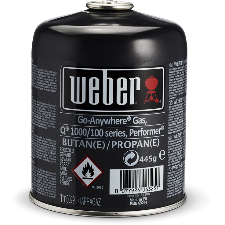 Weber Engångsgasolflaska 445 g