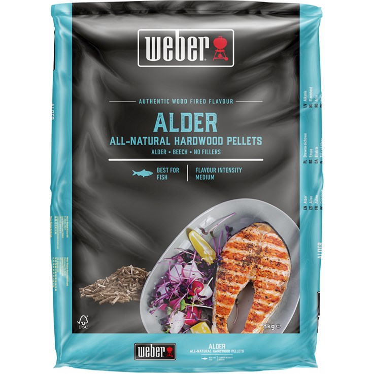 Weber Träpellets - Al 8kg Nyhet